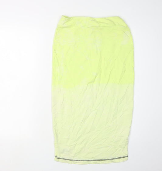 Reebok Women's Yellow Midi Skirt, Small - Casual Style