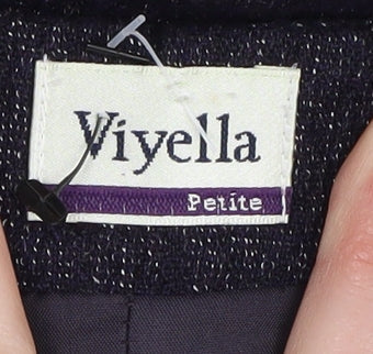 Viyella Women's Black Midi Flare Skirt Size 8