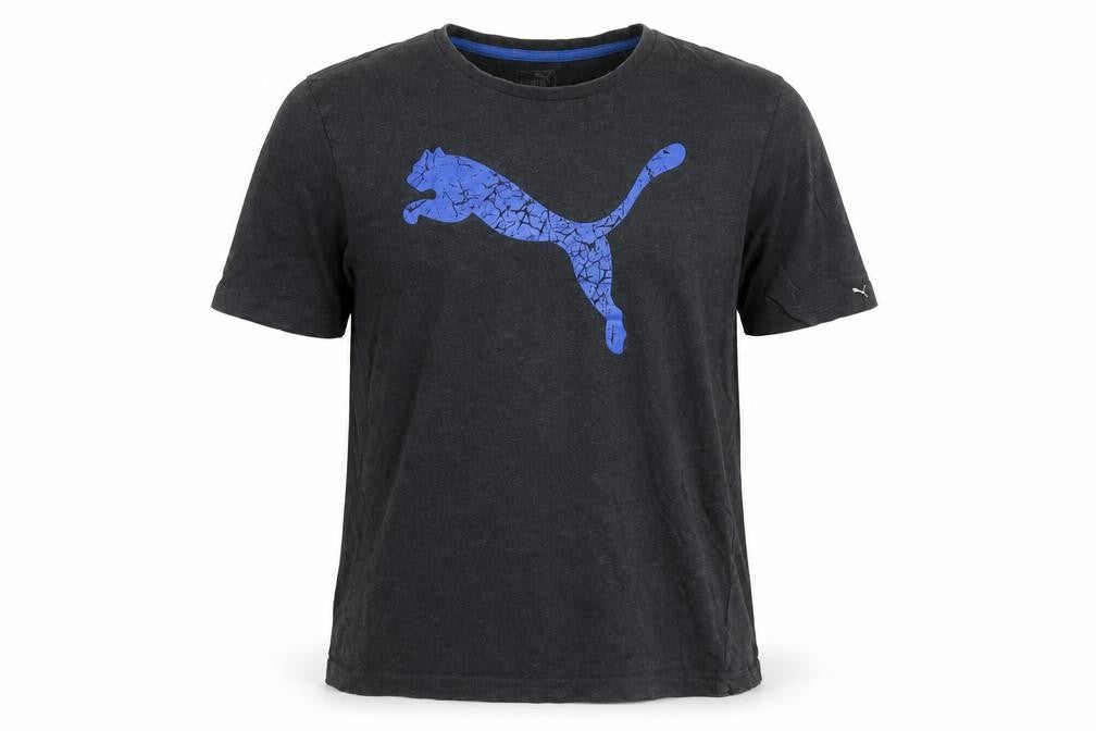 Mens UK Size S PUMA Black  Cotton Blend T-Shirt