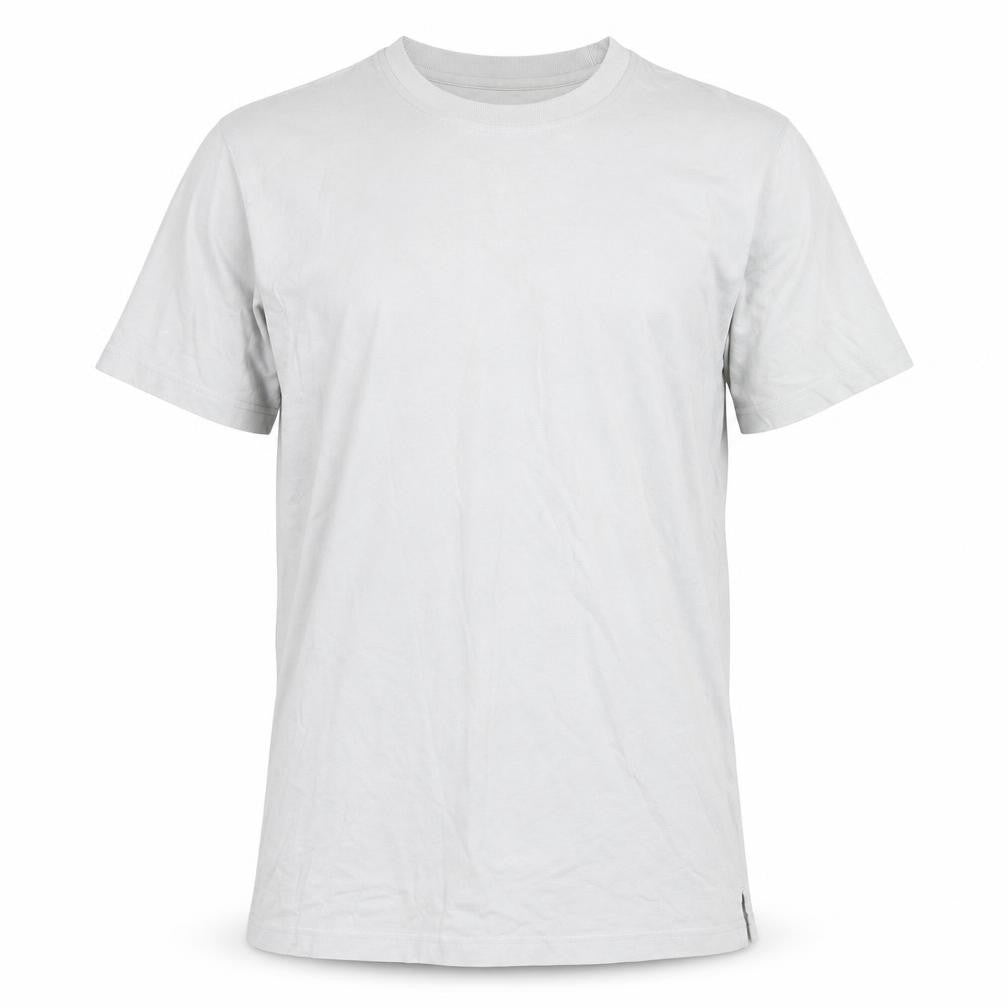 Mens UK Size S Racing Green White  Cotton T-Shirt