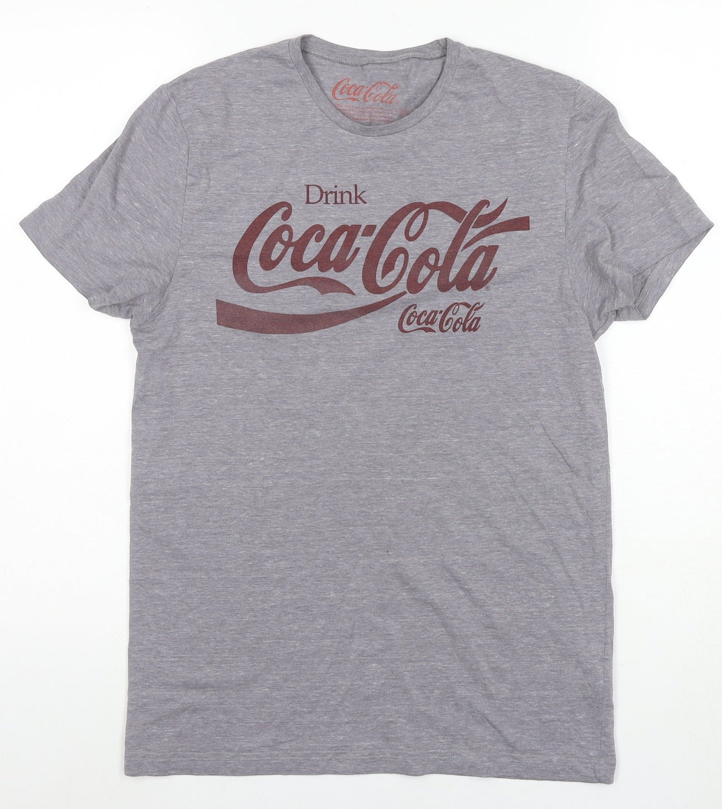Coca-Cola Unisex Grey Classic T-Shirt - Size S
