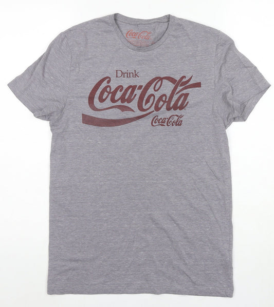 Coca-Cola Unisex Grey Classic T-Shirt - Size S
