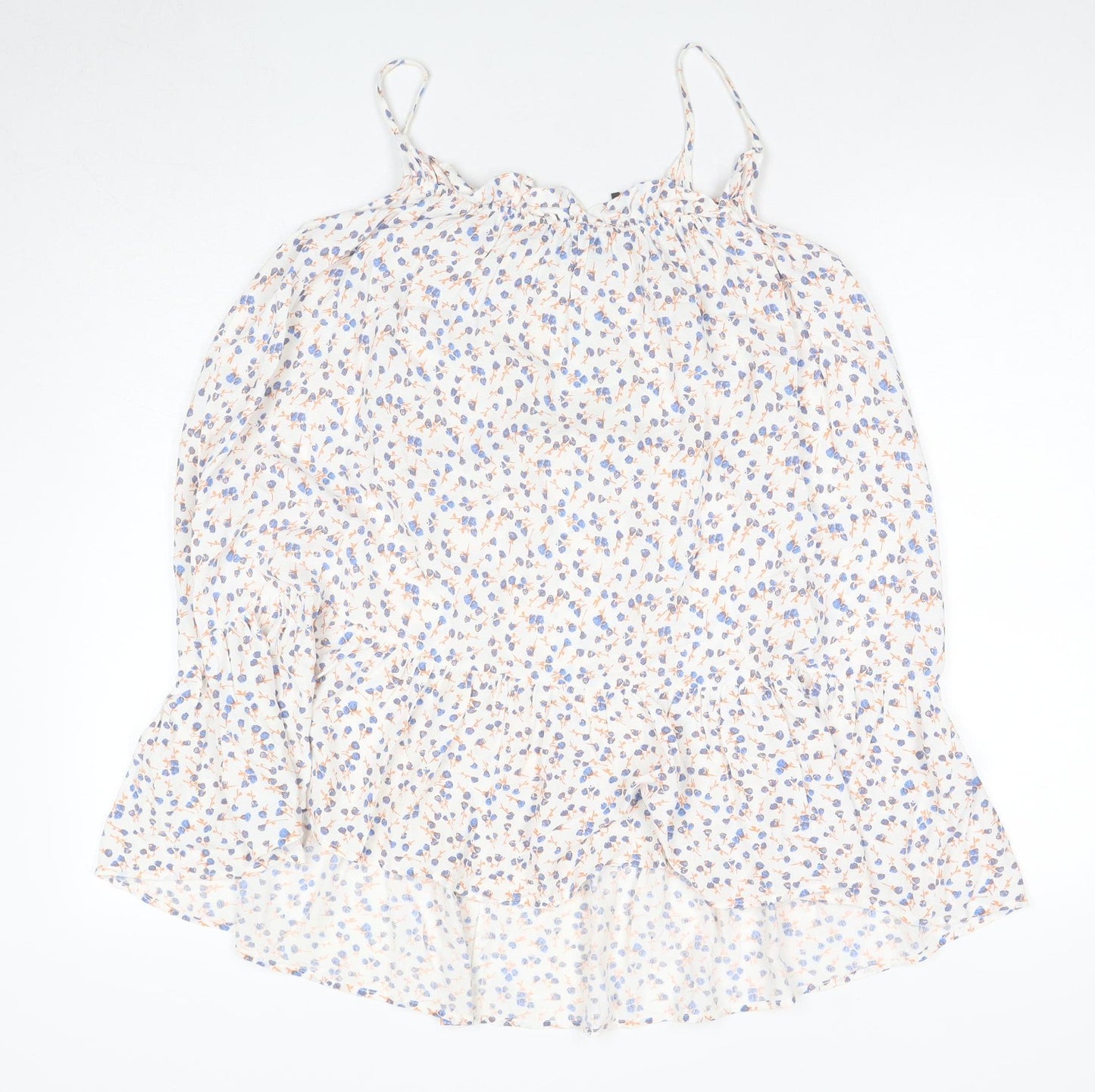 Zara Women's Multicoloured Floral Slip Dress M