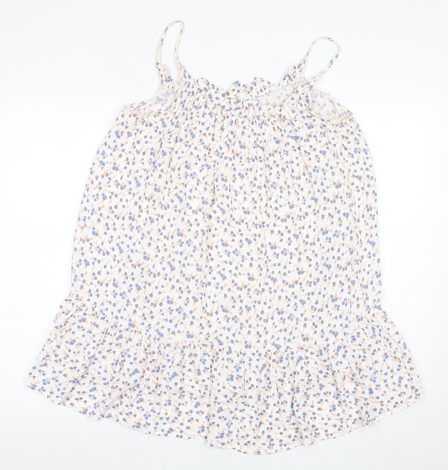 Zara Women's Multicoloured Floral Slip Dress M