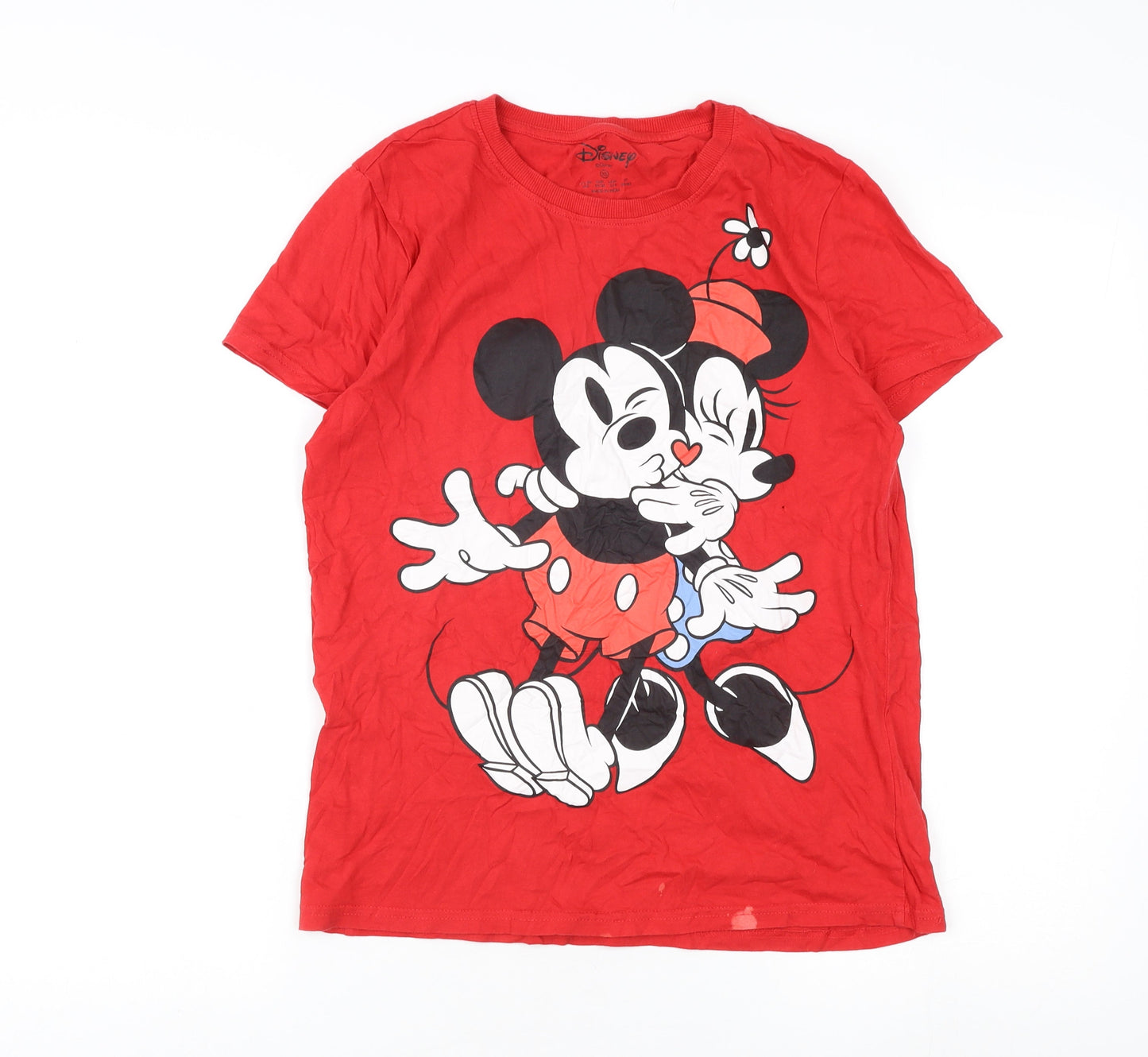 Disney Unisex Adults Red XS Graphic T-Shirt