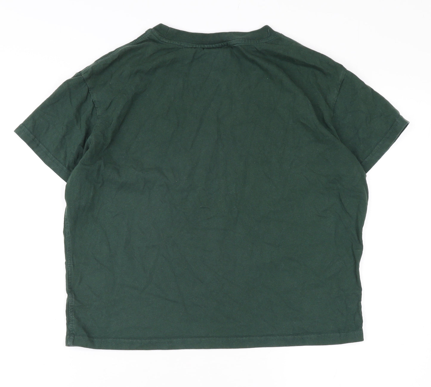Superdry Women's Green Jersey T-Shirt Size 10