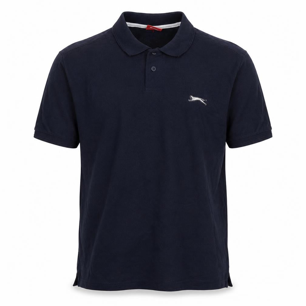 Slazenger Men's Blue Short Sleeve Polo M