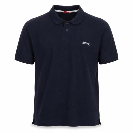 Slazenger Men's Blue Short Sleeve Polo M