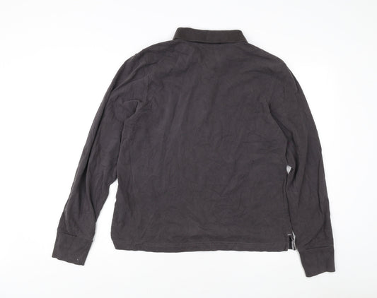 Baci & Abbracci Men's Black Polo in Size M with Logo