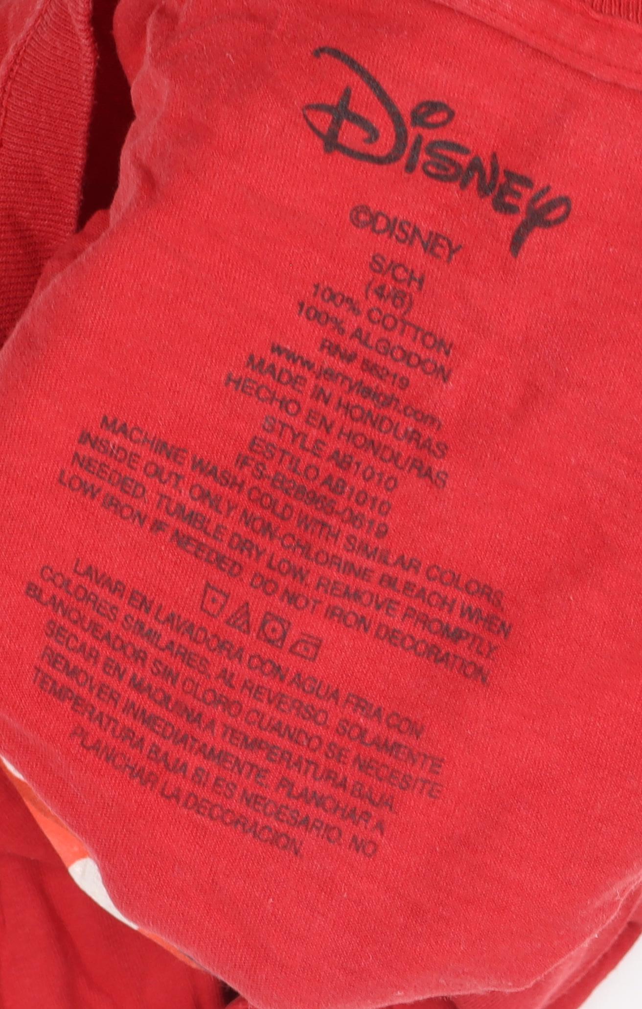 Disney Women's Red Minnie T-Shirt Size 4