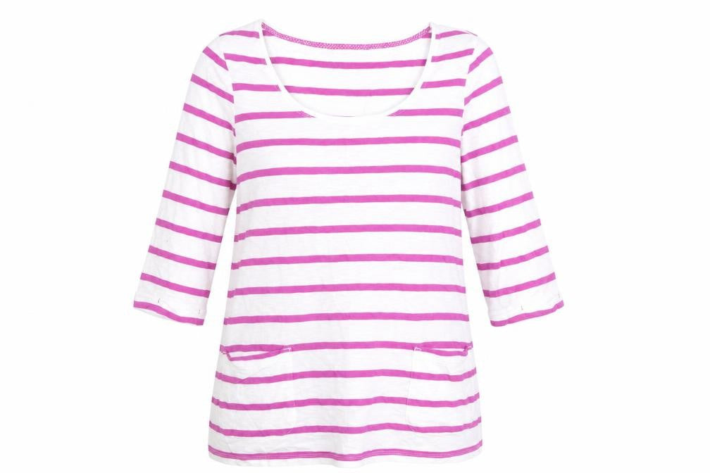 Womens UK Size 8 White Stuff Multicoloured 100% Cotton T-Shirt