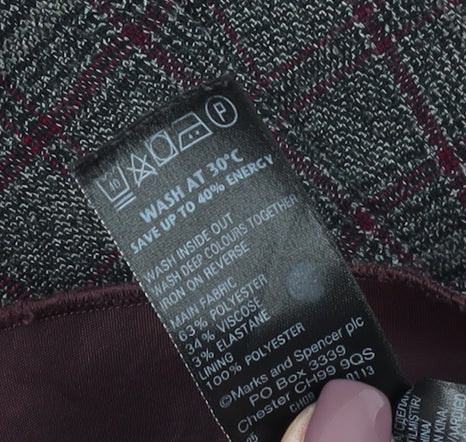 Marks and Spencer Women Grey Sheath Dress Size 12