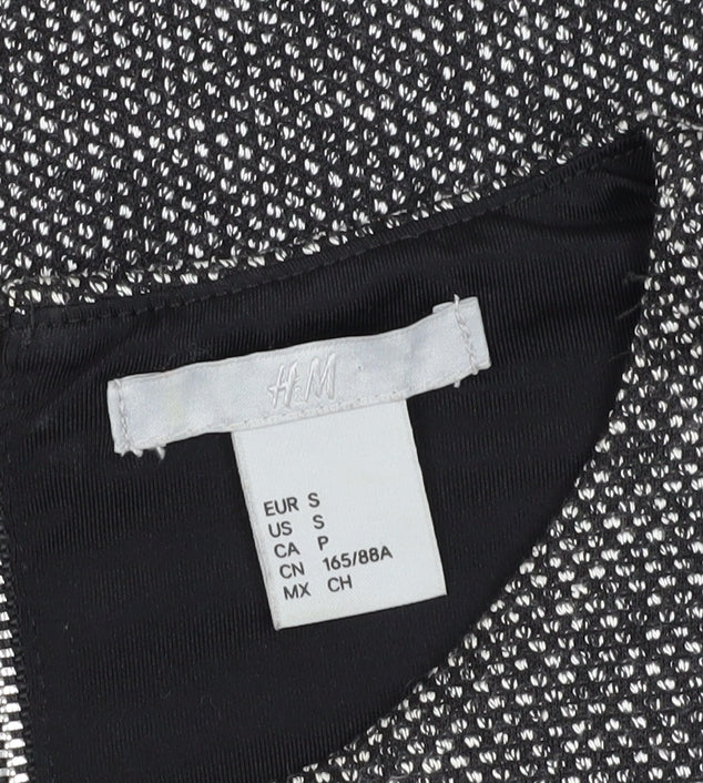 H&M Women's Black A-Line Dress Small