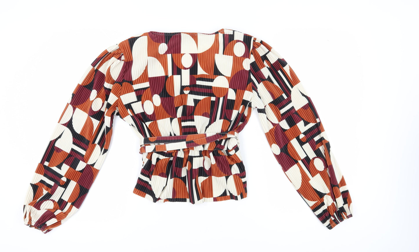 Warehouse Women's Multicoloured Wrap Blouse Size 10