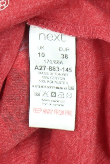 Coca-Cola Next Women's Red Graphic T-Shirt Size 10