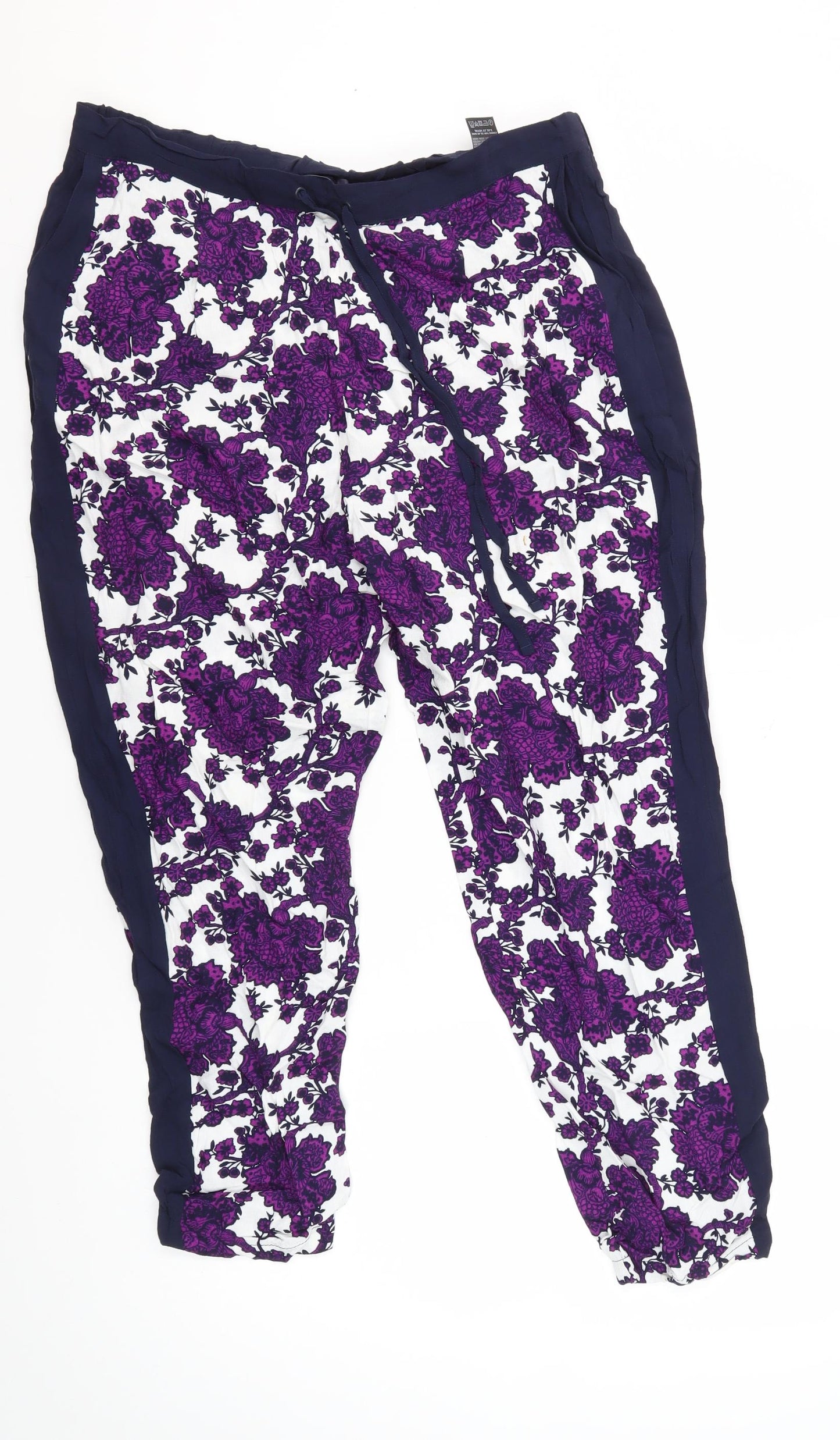 Marks & Spencer Women’s Multicoloured Floral Jogger Size 14