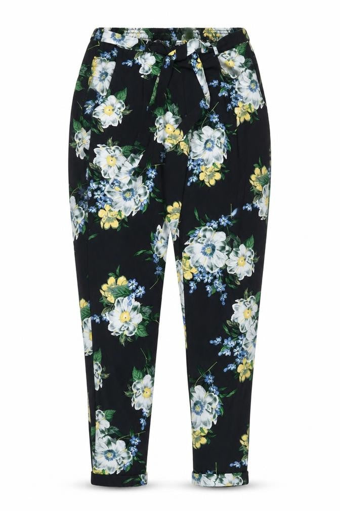 Dorothy Perkins Women's Floral Paperbag Trousers UK 12