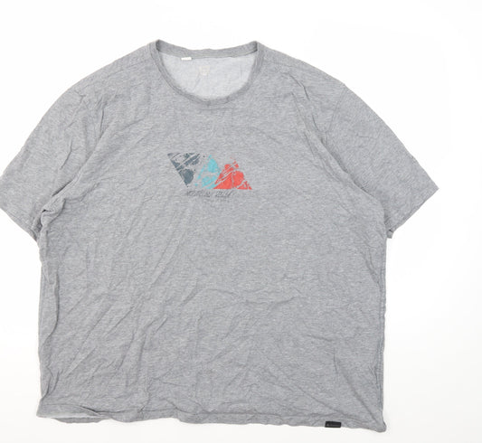 Osklen Men's Grey Graphic Short Sleeve T-Shirt XL