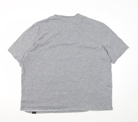 Osklen Men's Grey Graphic Short Sleeve T-Shirt XL
