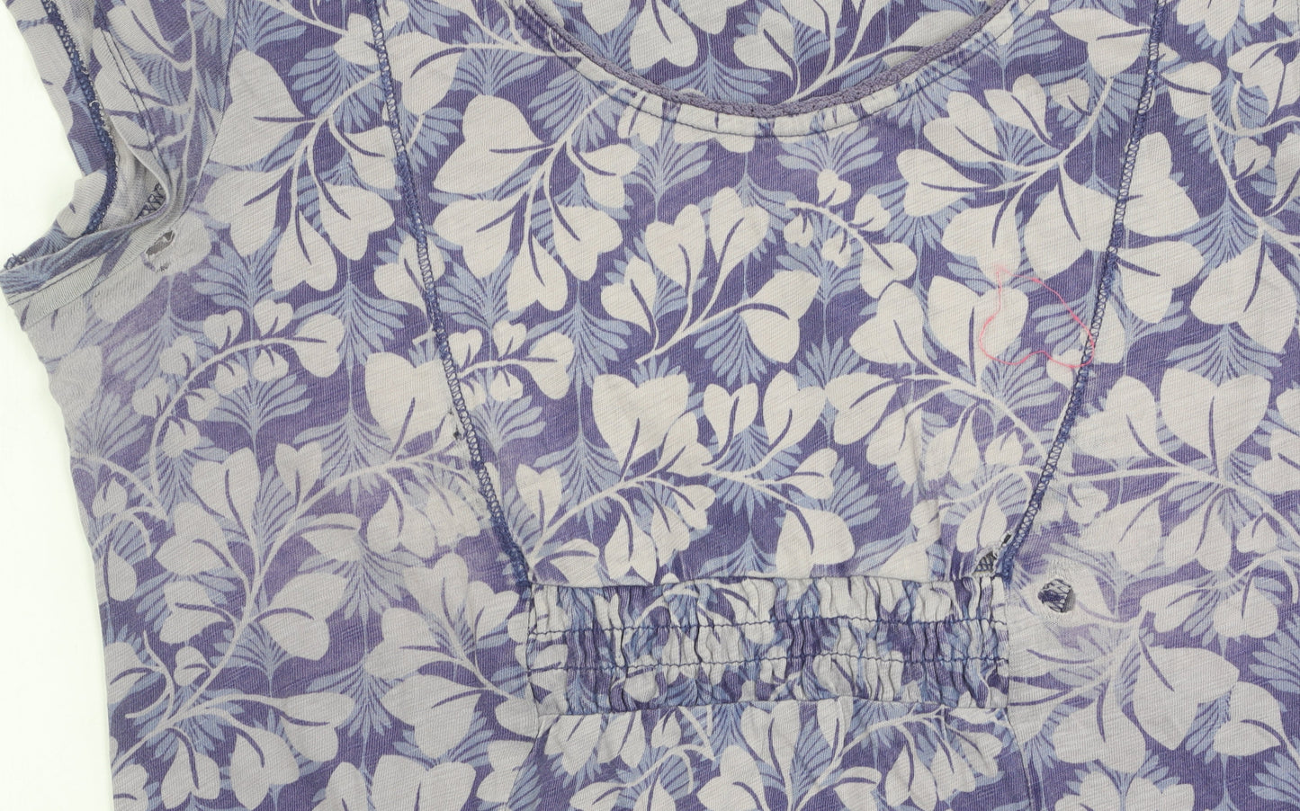 White Stuff Women's Purple Floral Shift Dress Size 14