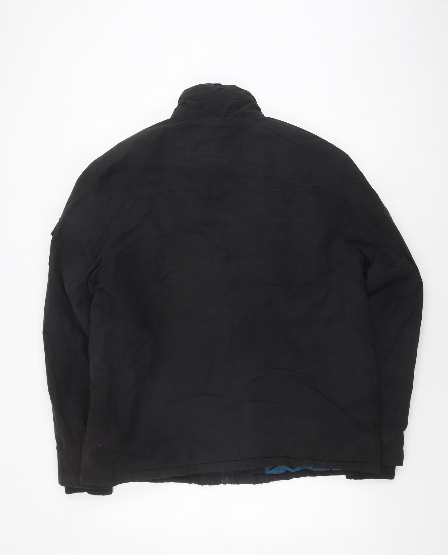 Dissident Men's Black Bomber Jacket L for Casual Autumn/Winter