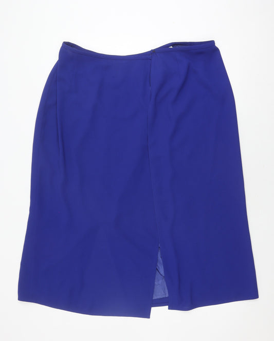 Windsmoor Women's Blue Straight Skirt Size 12
