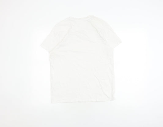 Tommy Hilfiger Unisex White S Jersey T-Shirt