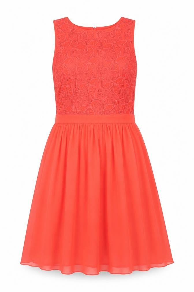 Warehouse Women's Red A-Line Party Dress Size 12