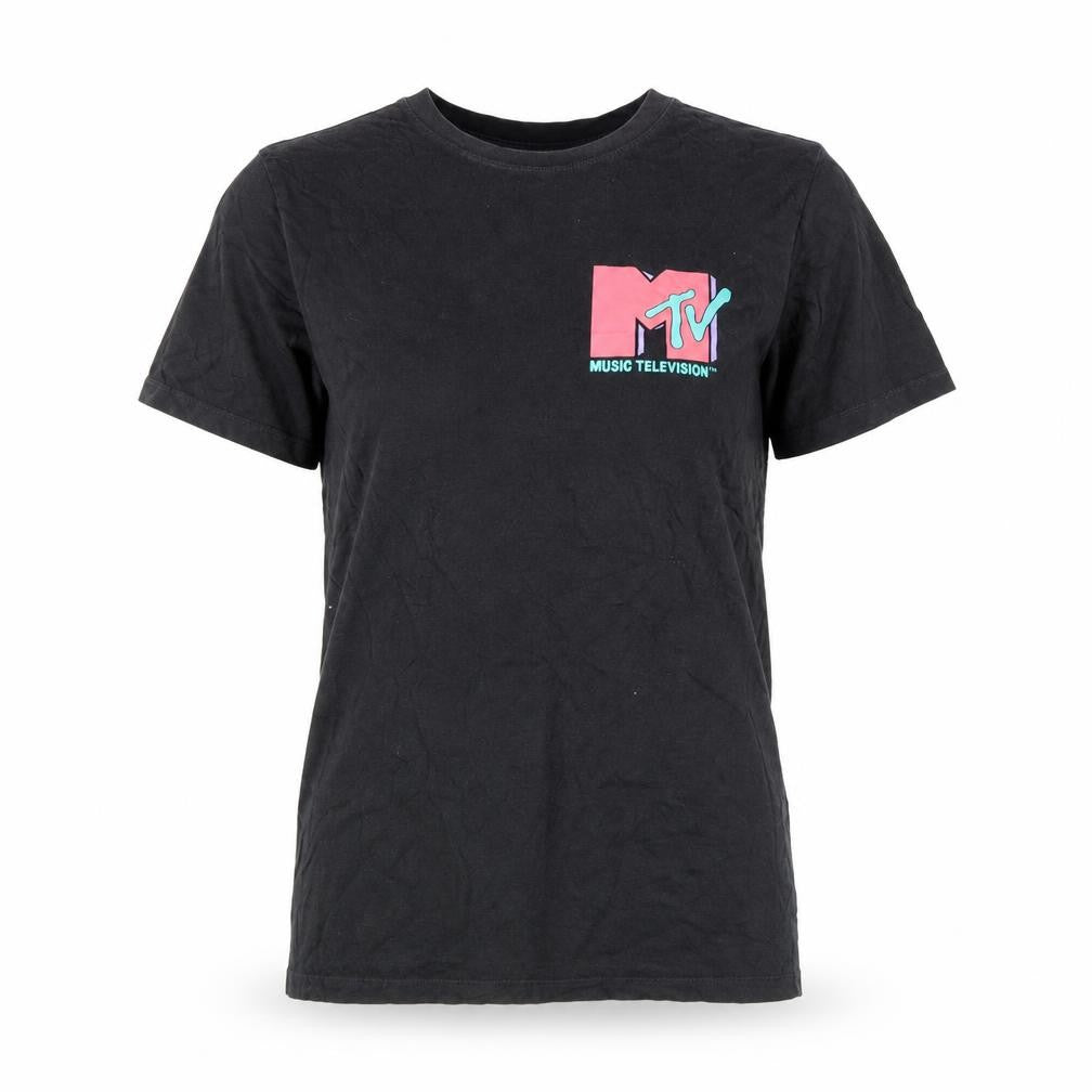 H&M Unisex Black T-Shirt XS Music Casual