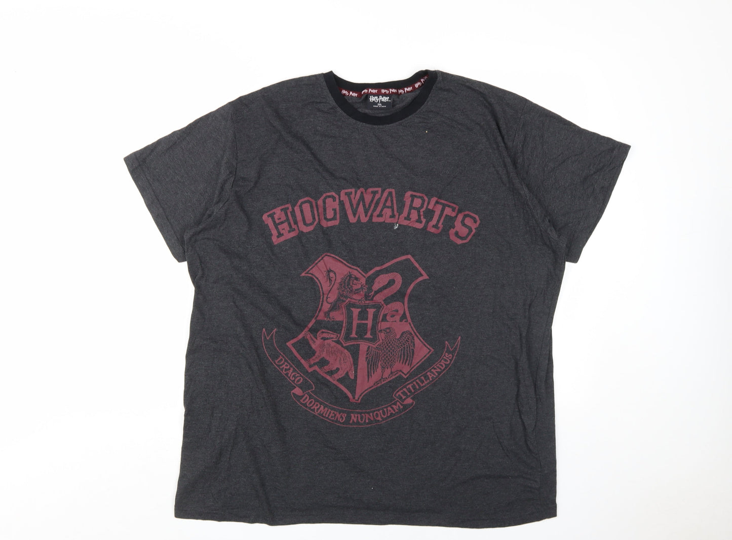 Harry Potter Unisex Adults Black 2XL Basic T-Shirt