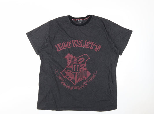 Harry Potter Unisex Adults Black 2XL Basic T-Shirt