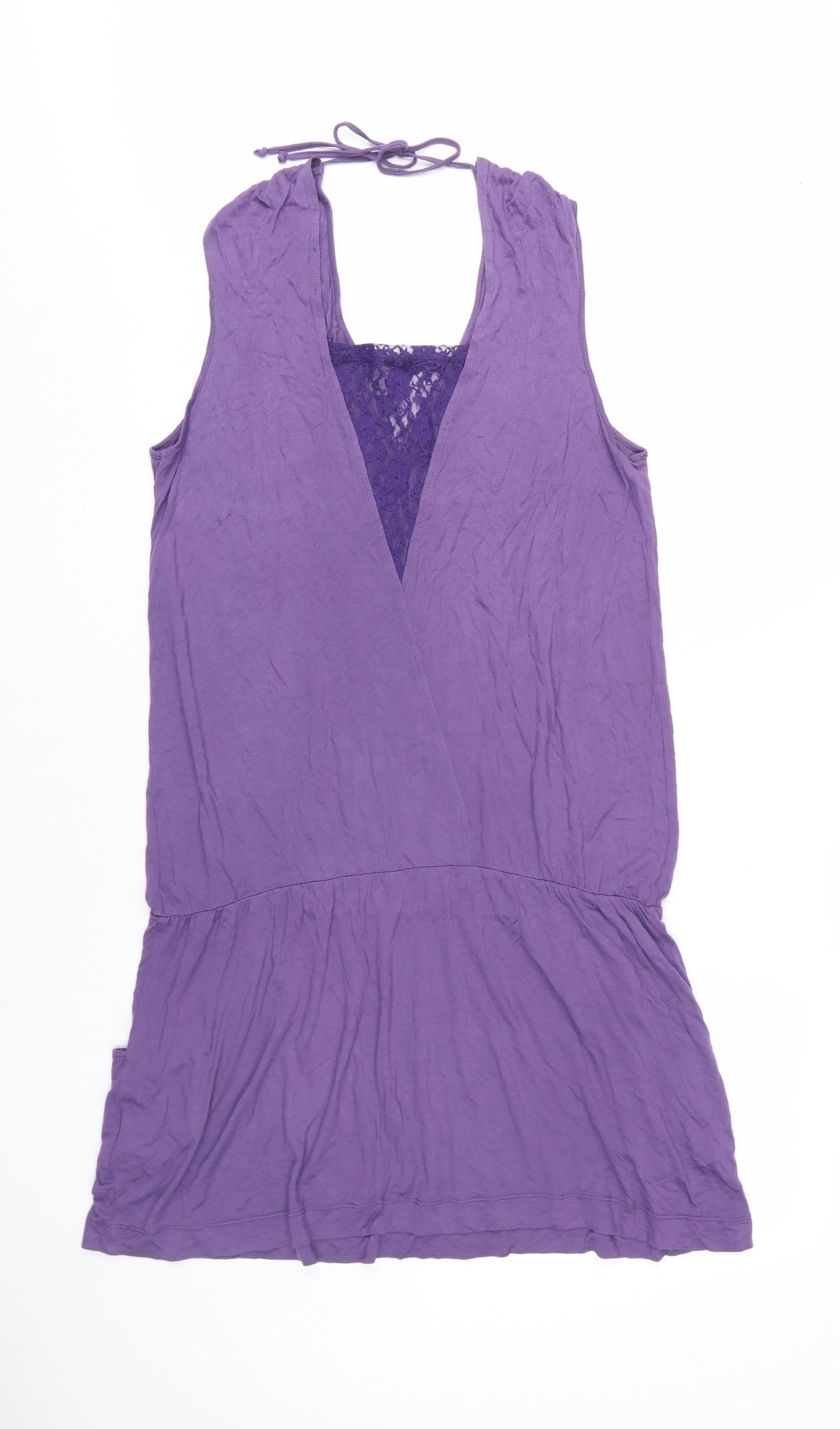 La Redoute Women's Purple Wrap Dress Size M