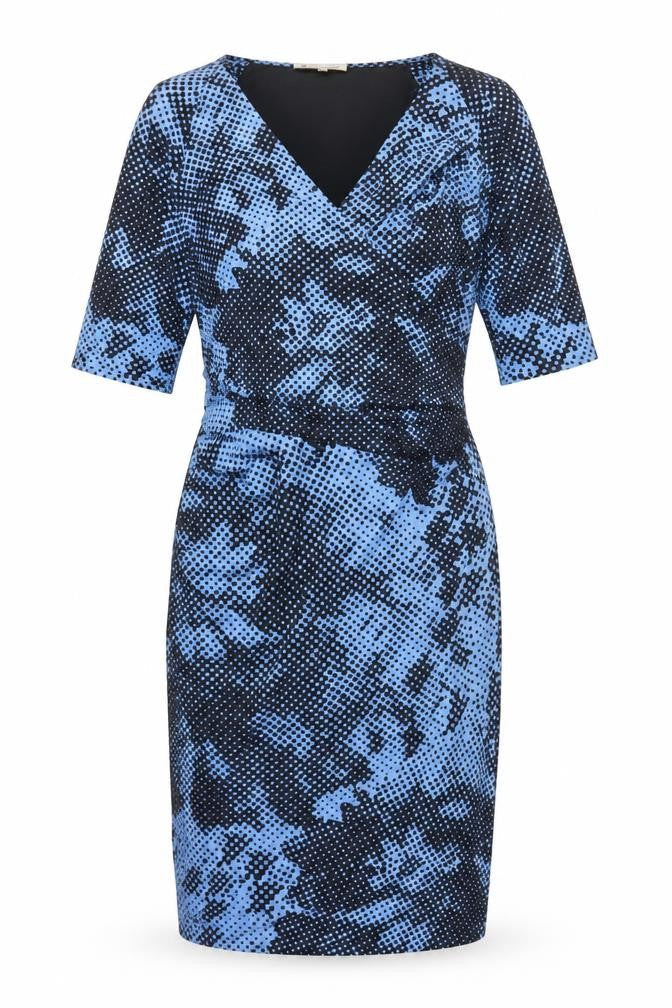 Marks and Spencer Women's Blue Polka Dot Bodycon Dress