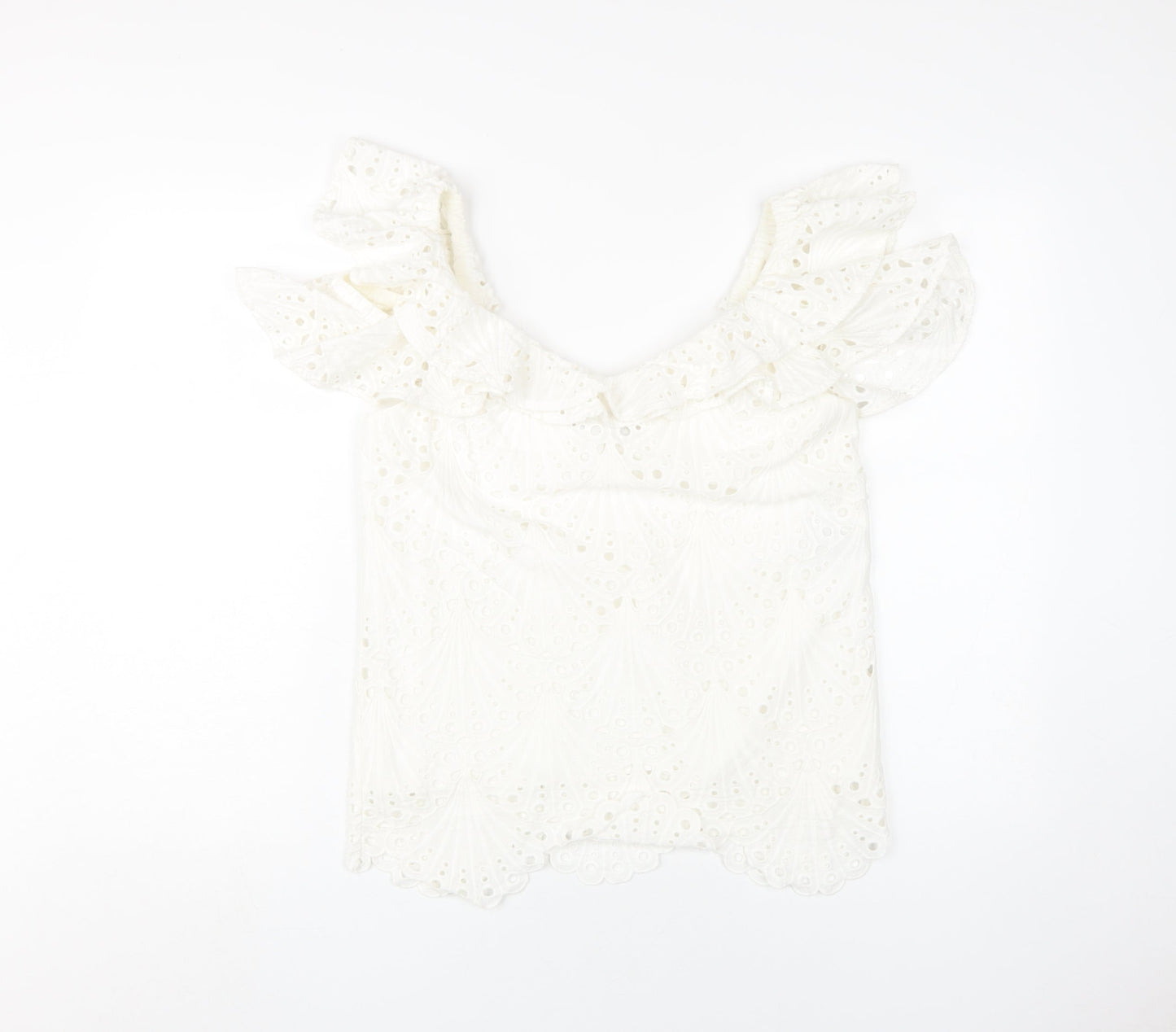 Mint Velvet Women's White Camisole Blouse - Size S