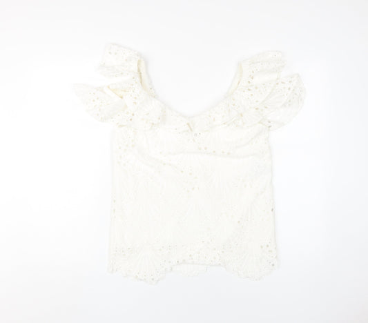 Mint Velvet Women's White Camisole Blouse - Size S