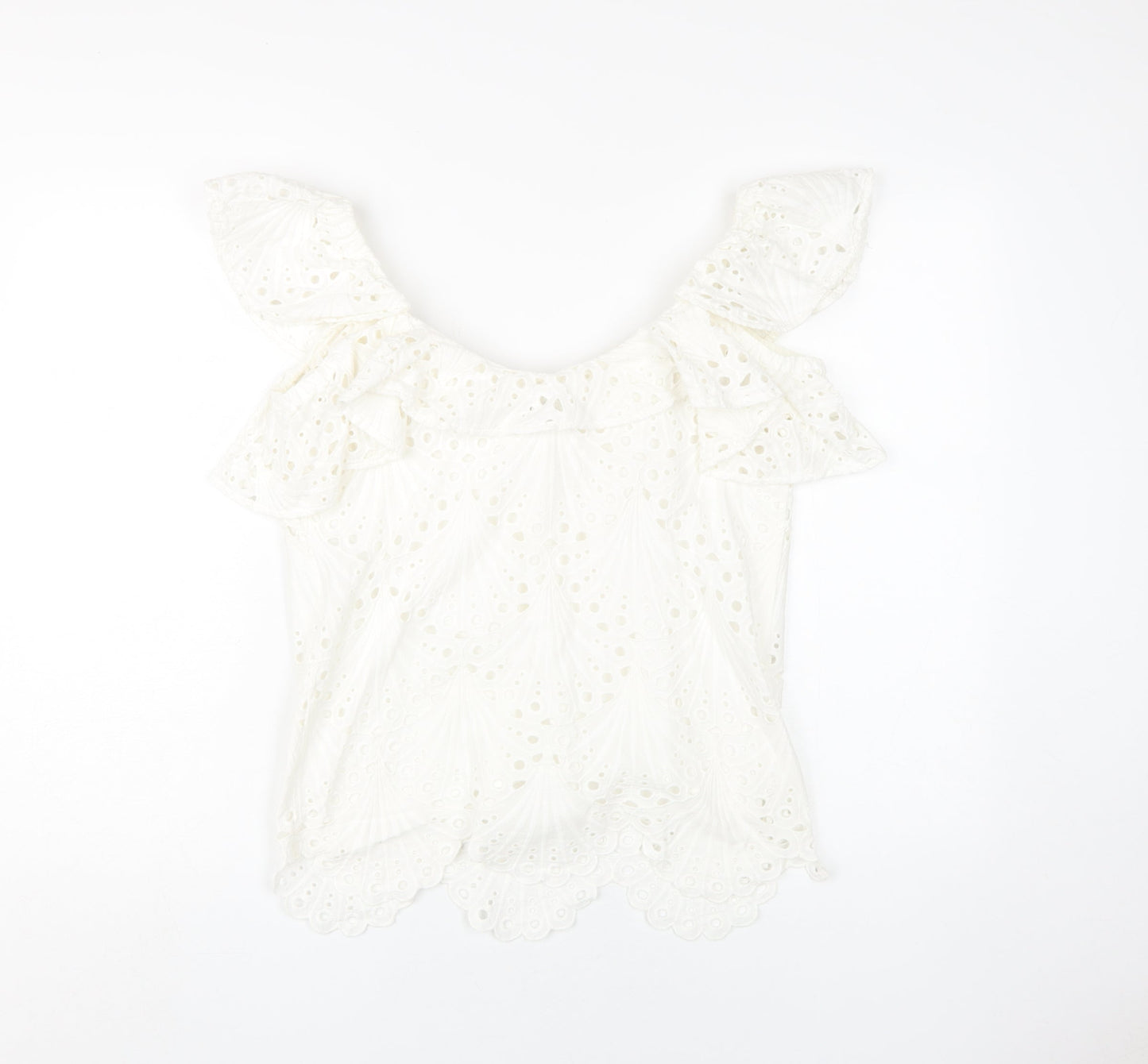 Mint Velvet Women's White Camisole Blouse - Size S