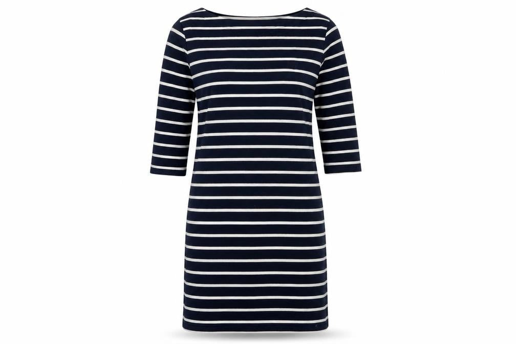 GANT Women's Blue Striped Shift Dress M