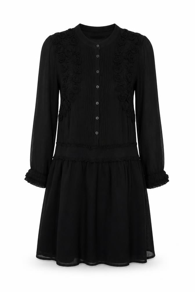 Supertrash Women's Black Long Sleeve Dress Size 6