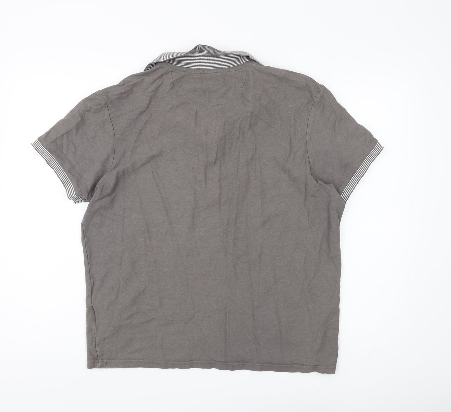 Smith & Jones Men's Grey Polo Shirt L Classic Summer
