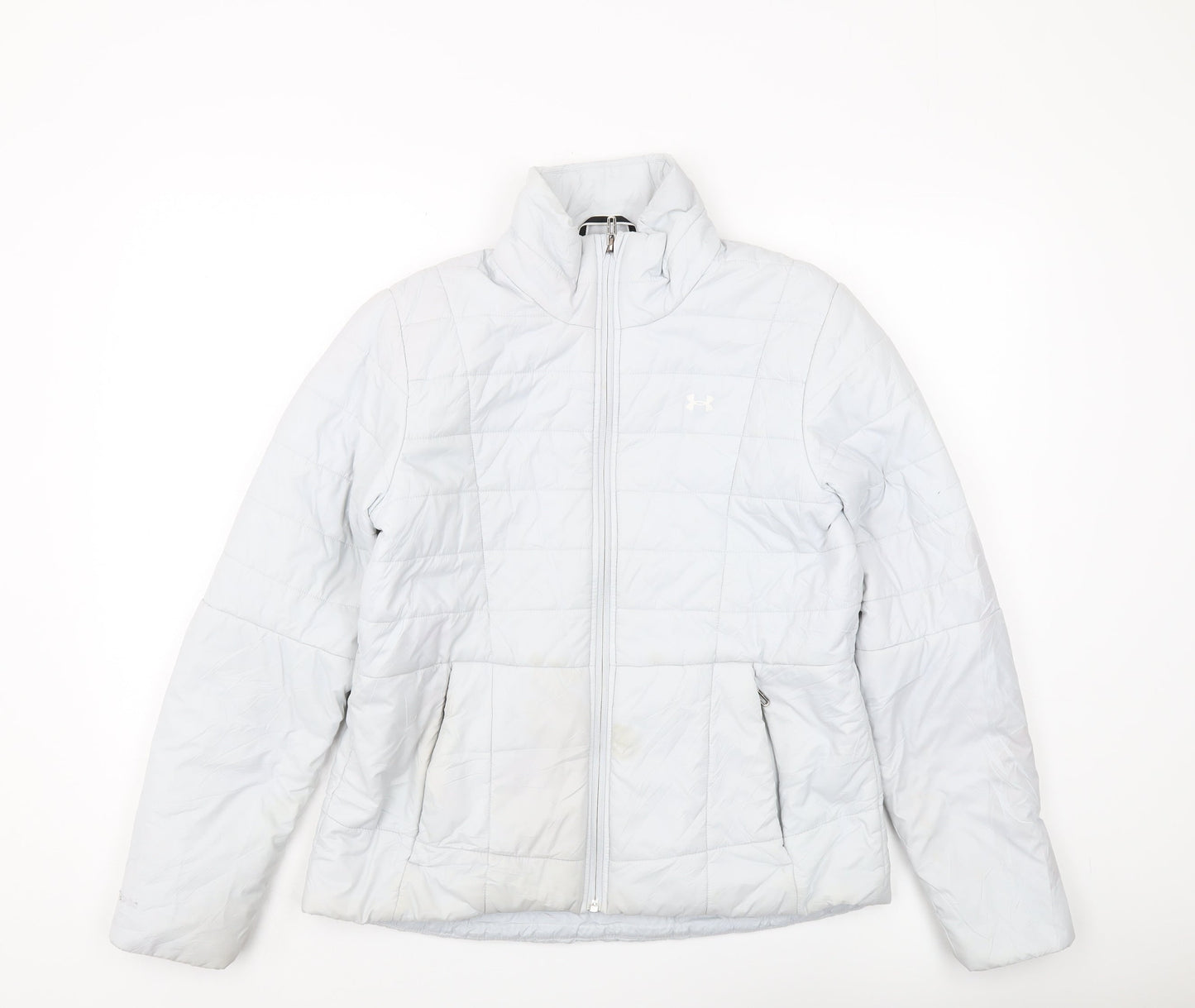 Under Armour Women's White Puffer Jacket M Casual