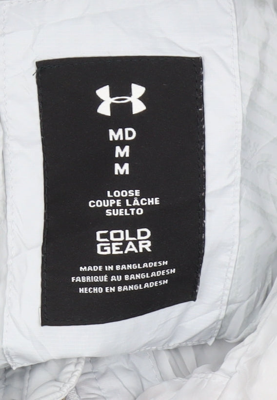 Under Armour Women's White Puffer Jacket M Casual