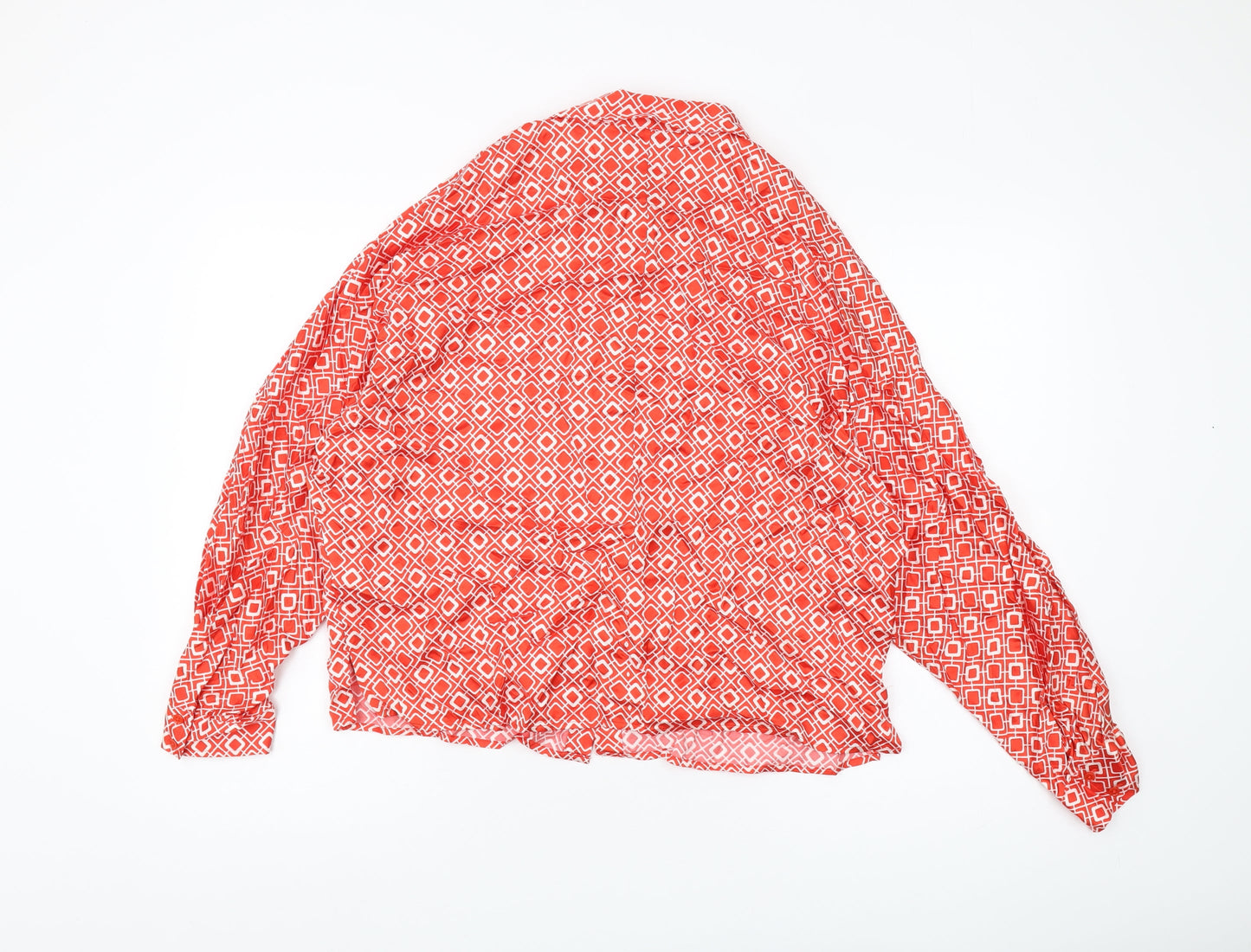 Marks and Spencer Women's Red Button-Up Blouse