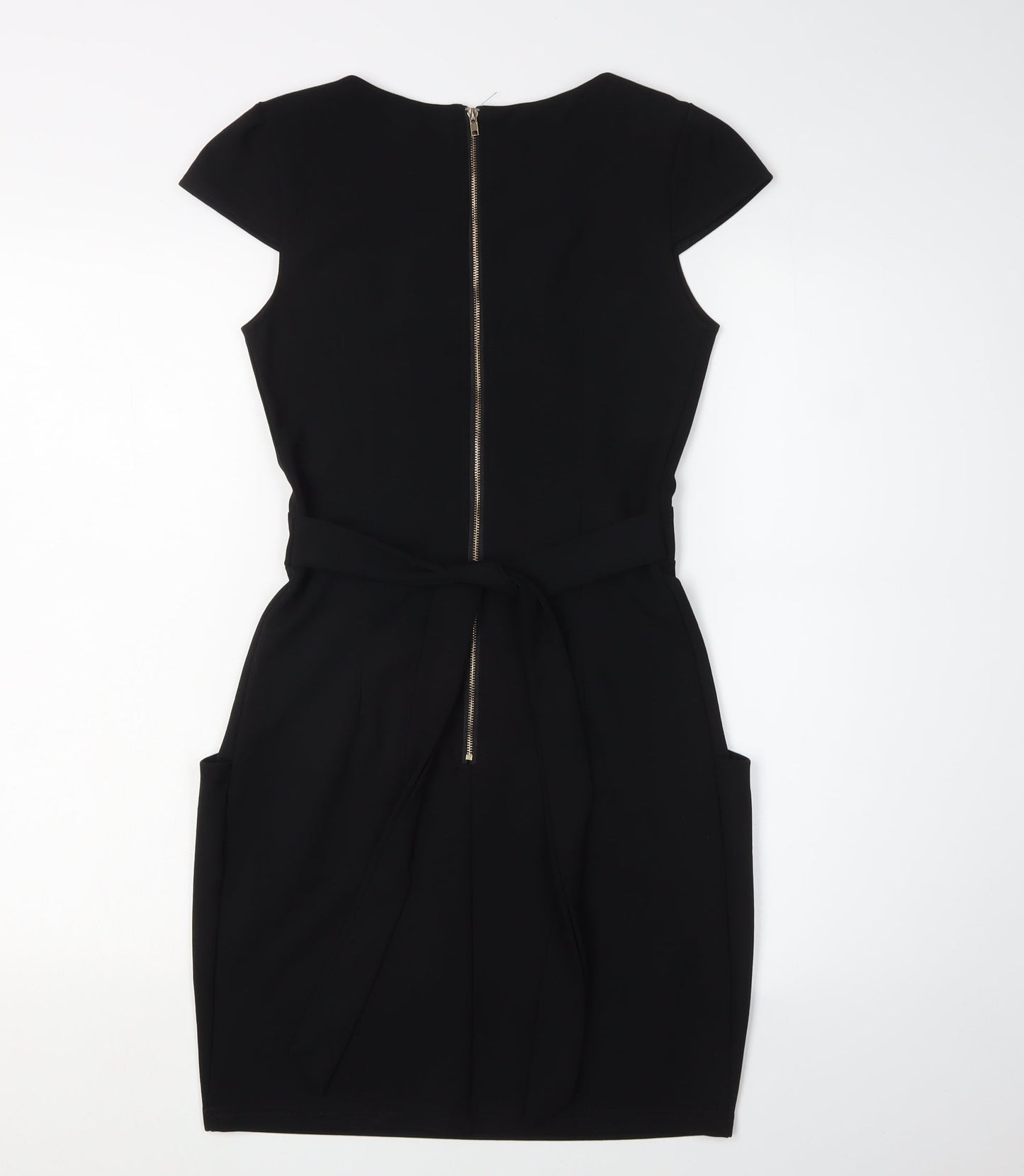Voulez Vous Women's Black Size 8 Sheath Dress