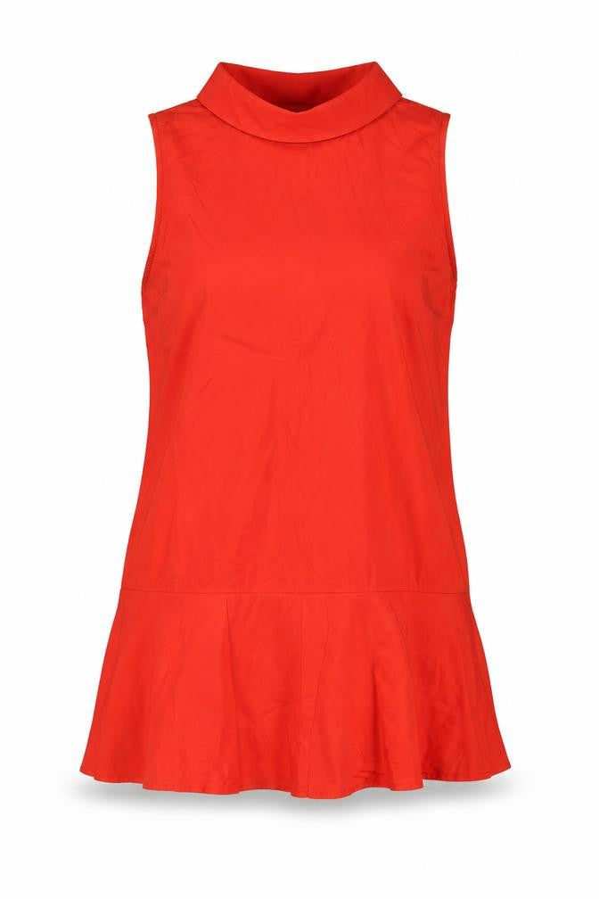 River Island Women's Red Sleeveless Short Dress