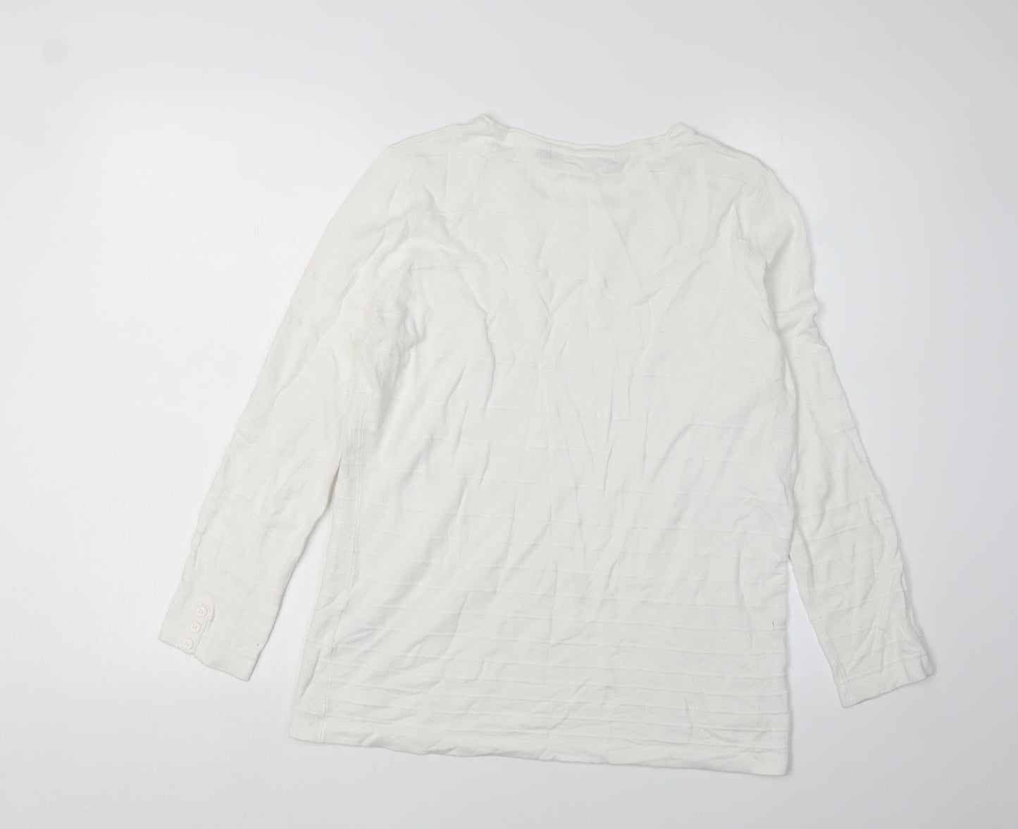 Isle Women's White Pullover Jumper M