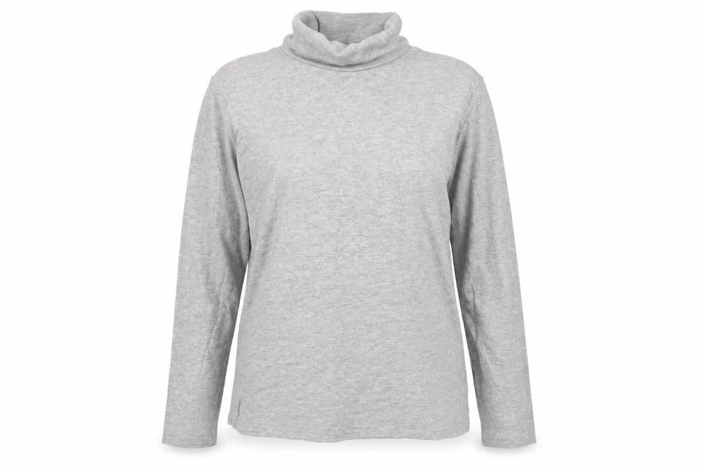 Womens UK Size S EWM Grey Cotton Blend Shirt