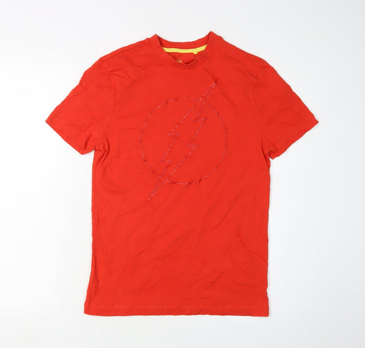 DC Men's Red The Flash T-Shirt - Size S