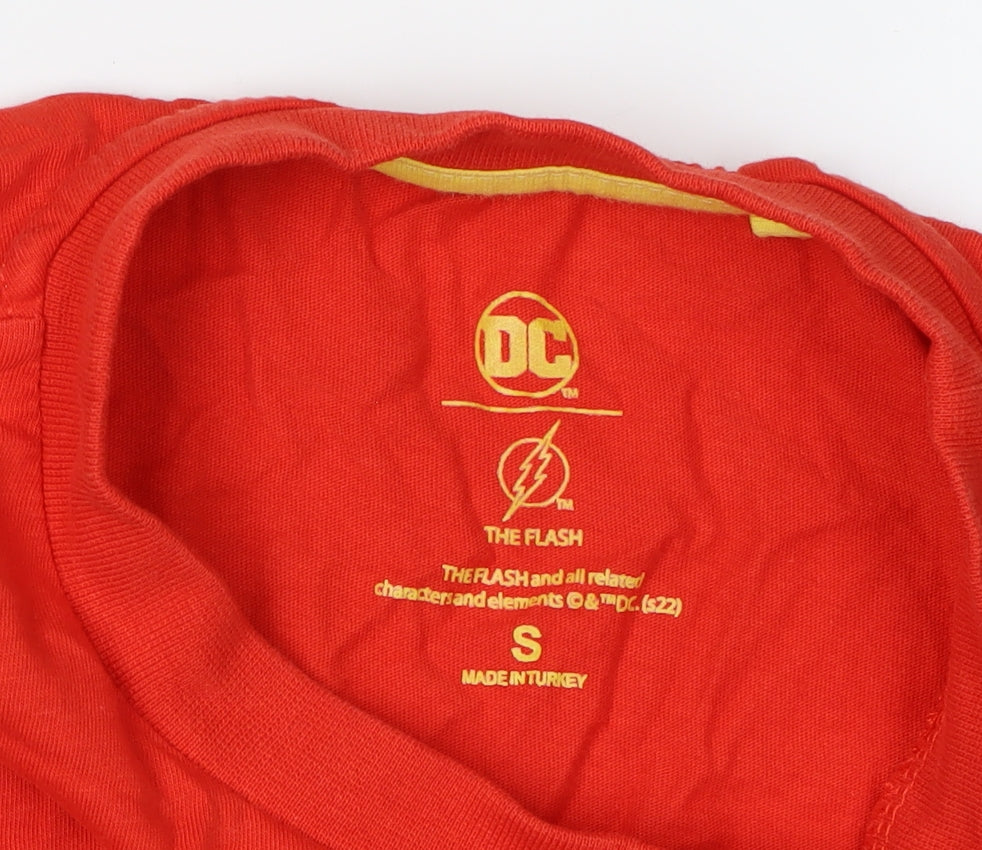 DC Men's Red The Flash T-Shirt - Size S