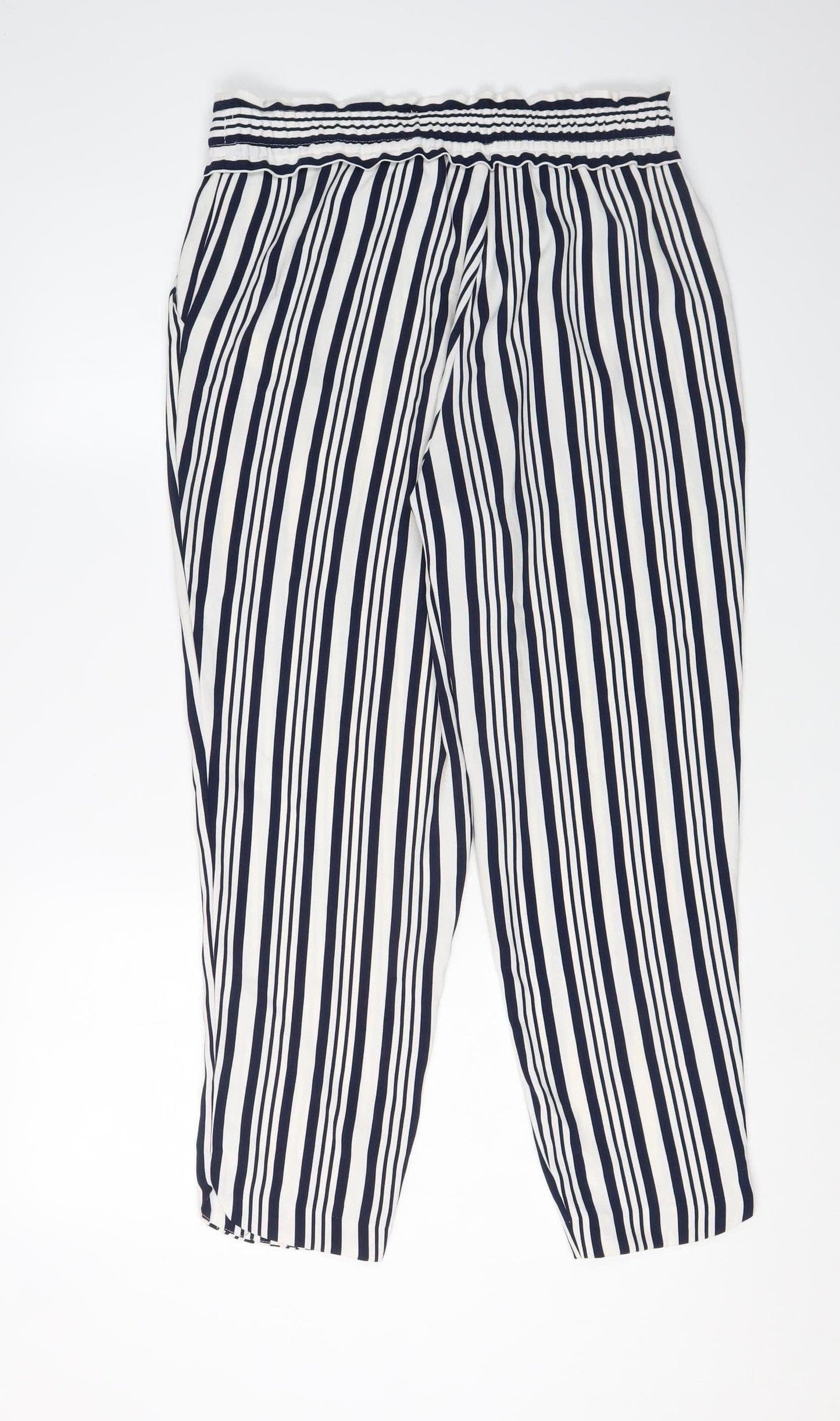 Zara Women's Multicoloured Cropped Trousers, Medium