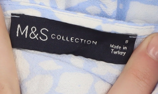 Marks and Spencer Women's Blue Slip Dress, Size 8